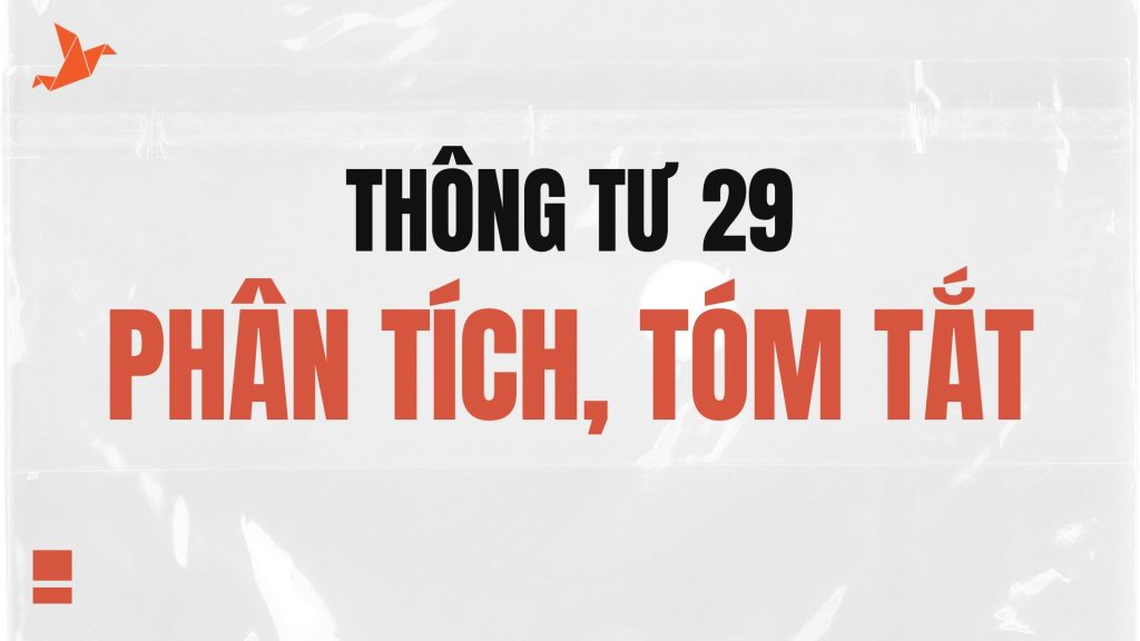 Thông tư 29