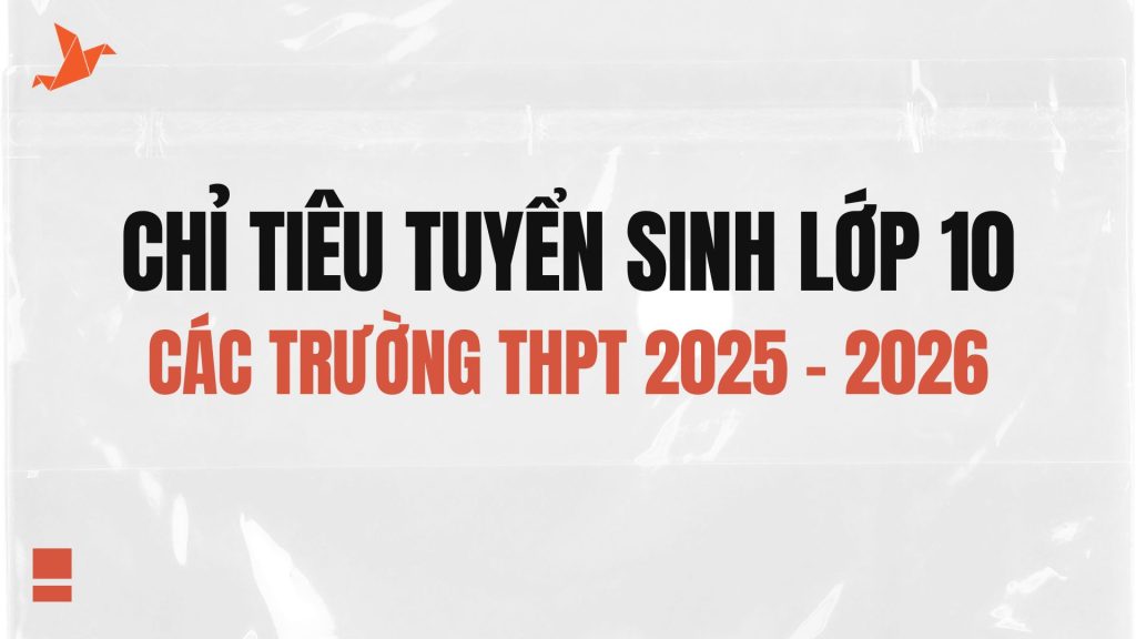 Chỉ tiêu tuyển sinh vào 10