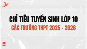 Chỉ tiêu tuyển sinh vào 10